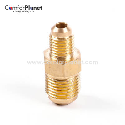 Wholesale Brass Pipe Fitting Union Hex Nipple Brass Tone 1/4