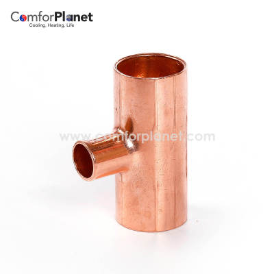 Wholesale Copper Fitting Tee Reducing C×C×C for HVAC