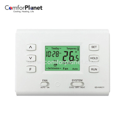 Wholesale QD-HVAC11 Programmable Thermostat system Universal AC adjustable thermostat for air conditioner Digital Room Thermostat