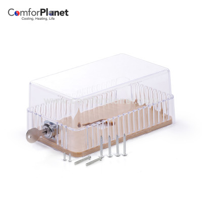 Universal Clear Plastic Thermostat Guard for Air Conditioner New Home Appliance With Lock And Key