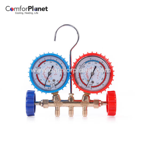 Conjunto de colector de latón de refrigeración al por mayor CT-636G Colectores de prueba