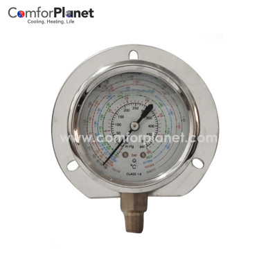 Wholesale Refrigerant Oil Filled Gauge  RT-8016，RT-8017，RT-6316 For Air conditioner  with stainless steel material .