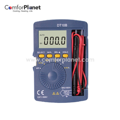 Wholesale Multimeter DT10B for  Voltage Meter Handheld Multitester Profesional Voltage Current Resistance Bapacitance Tester.