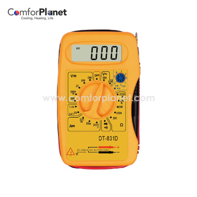 Wholesale Multimeter DT831D for Voltage Meter Handheld Multitester Profesional Voltage Current Resistance Bapacitance Tester