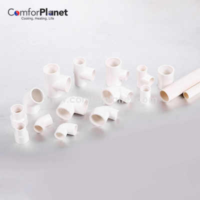 Factory sale 100% high density PVC plastic Rigid drain pipe and fittings coupling  for condensated wate