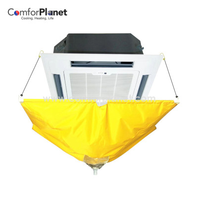 Air conditioning cleaning cover Top ceiling type used for external air conditioning cleaning