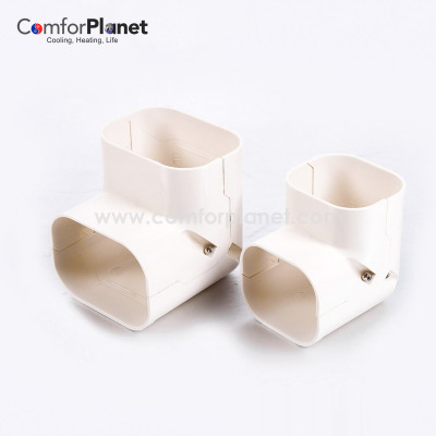 Wholesale Line Set Cover PVC Duct Trunking Elbow Bend 90 Degree CW for A/C Installation System