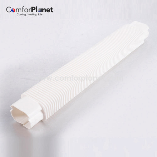 Line Set Cover PVC Duct AC Pipe Cover Flexible Joint Conditioner Duct