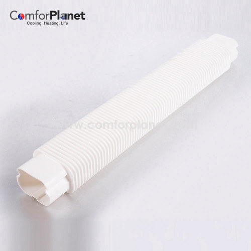 Line Set Cover PVC Duct AC Pipe Cover Flexible Joint Conditioner Duct Pipe Trunking for AC Installation System