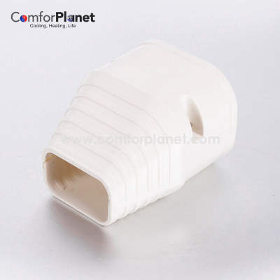 Wholesale  plastic trunkings fittings Air Conditioner Duct PVC Ducts connectors Pipe Trunking AC Installation System Accessories