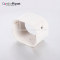 Rigid fireproof PVC duct and accessories joint for air conditioner decorative