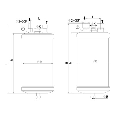 Wholesale CW2/CW3 Series Oil Separatar for Refrigeration