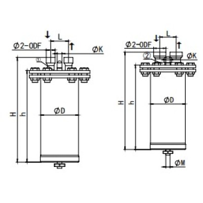 Wholesale CW20/CW30 Series Detachable Oil Separator for Refrigeration