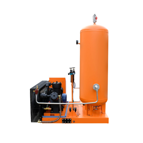 Combined 30bar Piston Air Compressor with Tank and Dryer for Laser