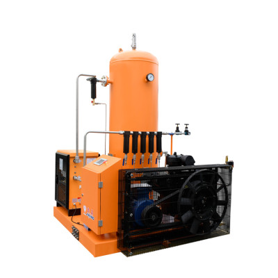 Combined 30 Bar Piston Air Compressor with Dryer for Laser Cutting Machine