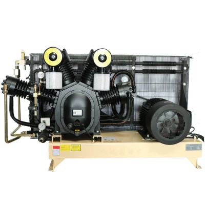 170cfm 40 bar skid-mounted air compressors medium pressure compressor reciprocating piston type