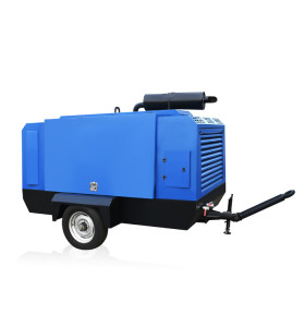 Diesel Portable 132KW Screw Air Compressor for Sale