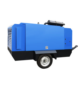 Construction Compressor Machine for Drilling Diesel 60KW Screw Air Compressor