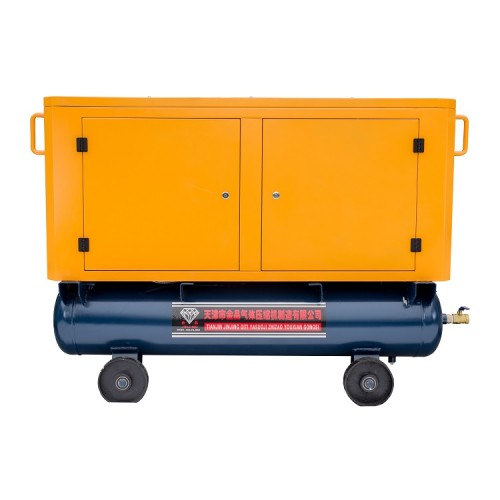 Electric Portable Screw Air Compressor Driven Normal Pressure Compressor