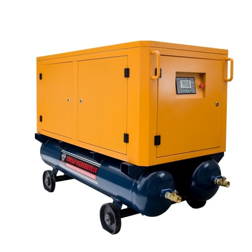 Electric Portable Screw Air Compressor Driven Normal Pressure Compressor