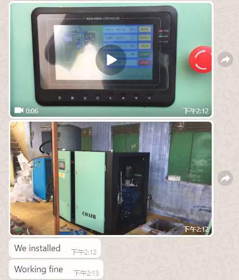 Screw Air Compressor Installation