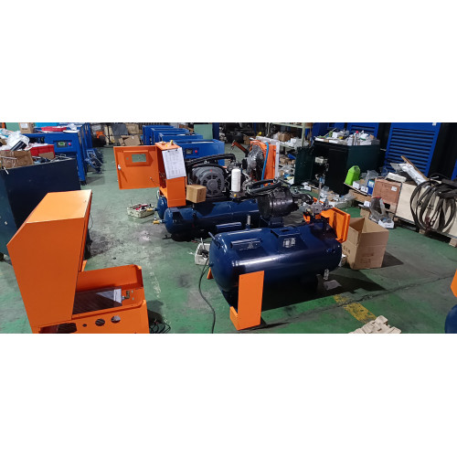 Oil Cooled Permanent Magnet Frequency Conversion Air Compressor is in production