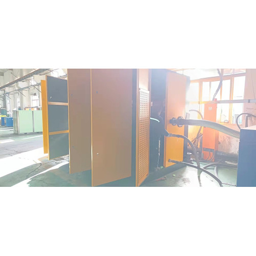Screw air compressor is being produced