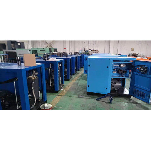 What should the screw air compressor be checked regularly?