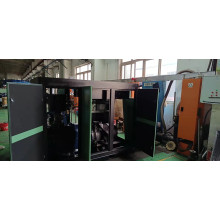 Two stage compression screw air compressor - two stage compression process