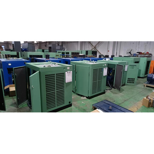 Produced 15 fixed-speed rotary screw air compressors for Egyptian customers