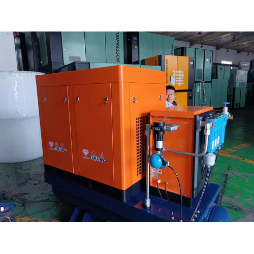 Screw air compressor for laser cutting