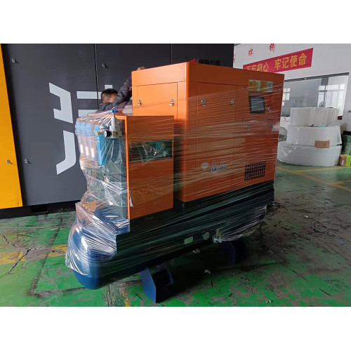 Four in one integrated screw air compressor