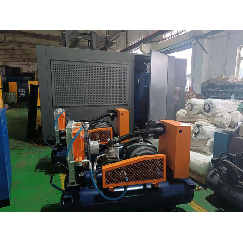 Oil cooled permanent magnet frequency conversion air compressor