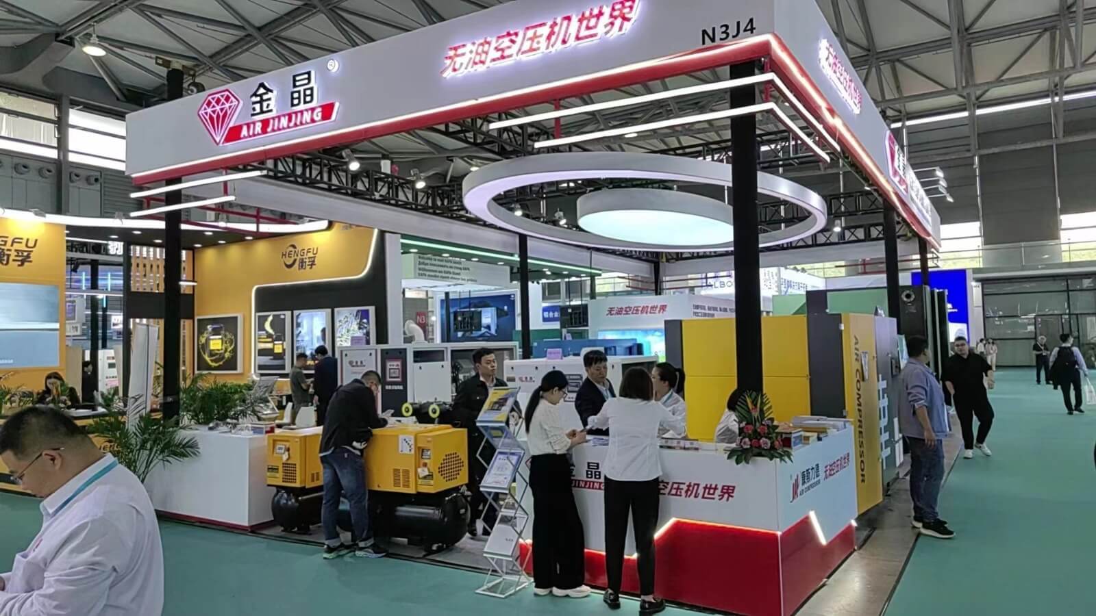 Ура! JINJING Air Compressors на волне инноваций на выставке ComVac ASIA 2023!