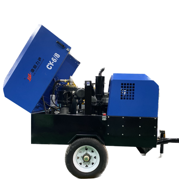75 KW 100 HP Mobile Diesel Rotary Screw Truck Air Compressor 100 cfm 7/8/10/13 Bar Equipment Leasing