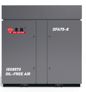75 KW 10 Bar Air Cooling Oil-Free Dry Screw Type Compressor