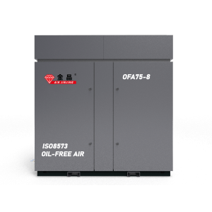 75 KW 10 Bar Air Cooling Oil-Free Dry Screw Type Compressor