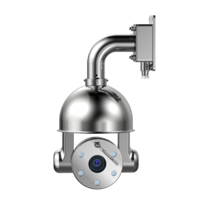 Stainless Steel Explosion Proof Dome Camera with  Infrared and Wiper system