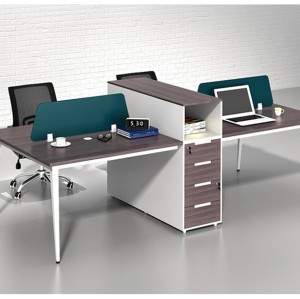 Modern design 4 Person wooden furniture office workstation Wholesale