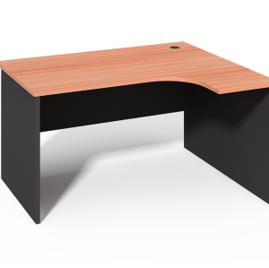 Montaje simple en forma de L escritorio de oficina de diseño único al por mayor
