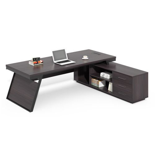 Large L-Shaped Desk Executive Office Desk Computer Table Workstation with  File Cabinet Storage Costumized size and color available