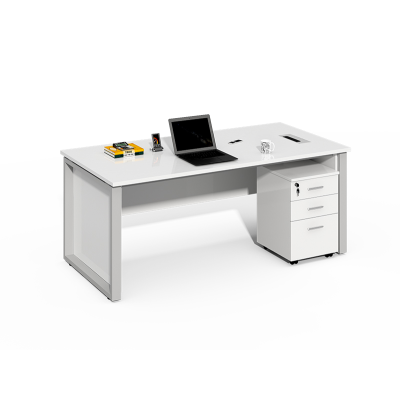 الصين مصنعي أثاث المكاتب البيضاء طاولة الكمبيوتر المكتبية للبيع WS-LY1206B