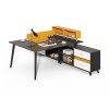 Luxury Office Furniture China Single Office Desk With Yellow Screen factory price WS-HM1206A