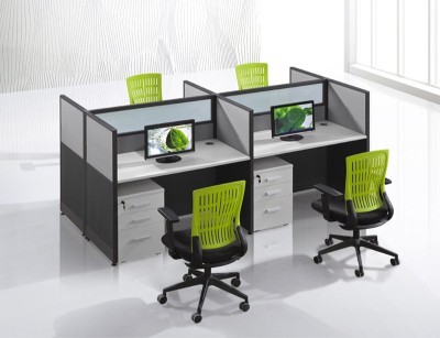 4 person Soundproof office cubicles private workstation wholesale Wsun furniture