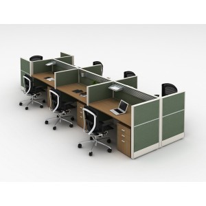 6 person workstation office furniture wholesale China factory price Wsun furniture