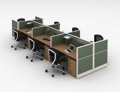 6 person workstation office furniture wholesale China factory price Wsun furniture