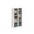 Metal Luxury Drawer Chest With Glass Door File Cabinet With Lock home office storage China Wsun furniture