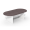 Good quality Modern design 16 person oval-shape meeting desk wholesale