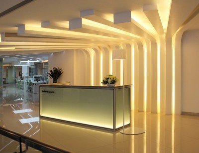 Luxury Glass Reception Desk wholesale Wsun furniture China factory