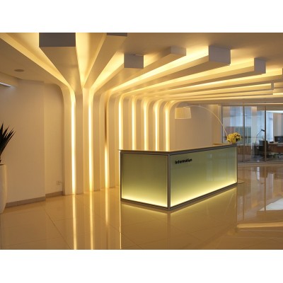 Luxury Glass Reception Desk wholesale Wsun furniture China factory